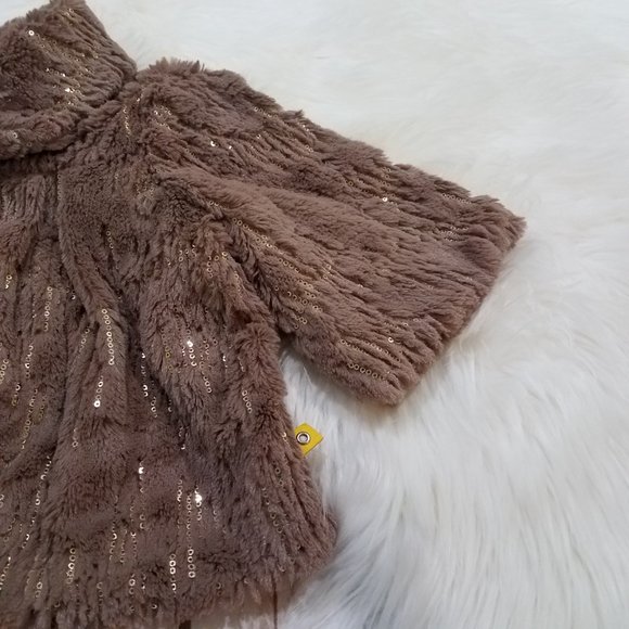Peace of Cake Faux Fur Jacket Toddler 2-4 - Picture 4 of 13